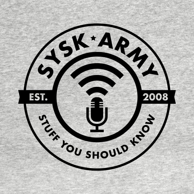 SYSK Army - Black Logo by SYSK Army